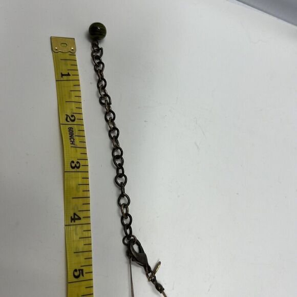 Chico's Necklace Earth Tones Tribal Glass Bead Boho  Layers Long Line Adjustable - Picture 6 of 7